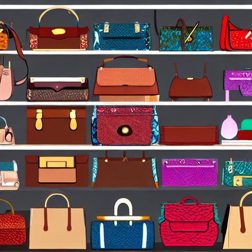 collection of handbags